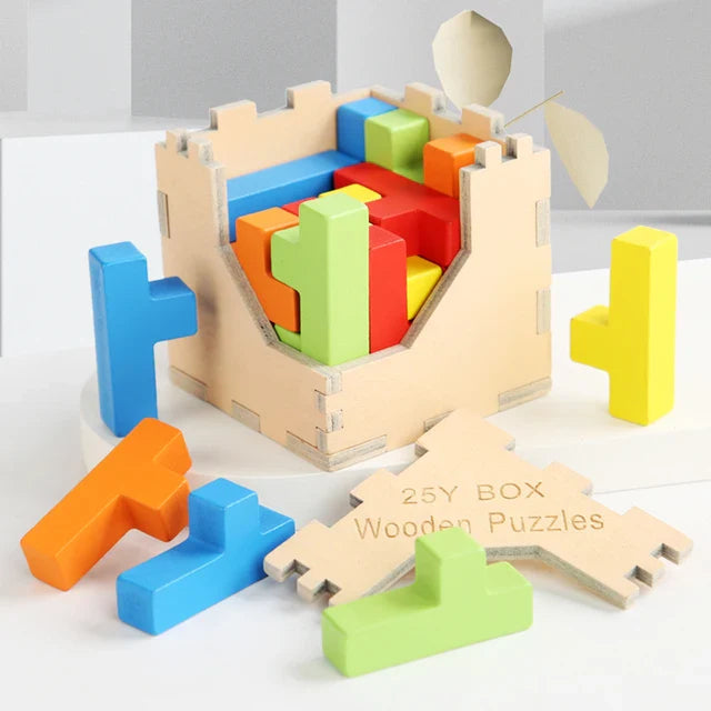 Tetris | Houten 3D Puzzel voor Volwassenen en Kinderen 9