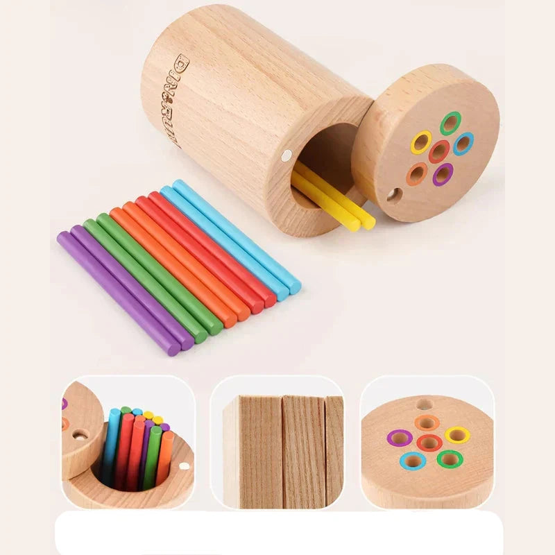 EcoPlay Match & Balance Toy - Duurzaam houten speelgoed voor balans en coördinatie