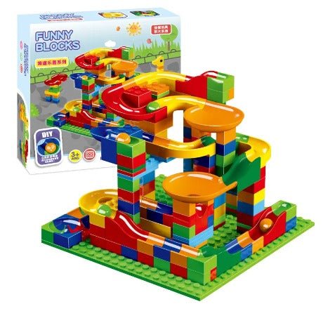 MarbleBlocks  interactief speelgoed waarmee kinderen hun bouwvaardigheden en creativiteit ontwikkelen.

