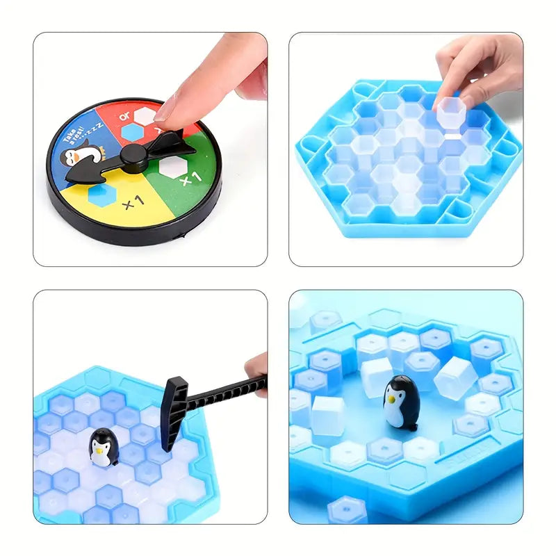 PenguinPlunge - Spannend Ijsbreker Spel Voor Kinderen, ontworpen voor teamwork en logisch denken.