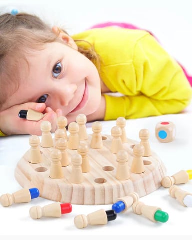 MemoryMaster - Houten Geheugenspel Voor Kinderen En Families, ideaal voor het verbeteren van geheugen op een speelse manier.
