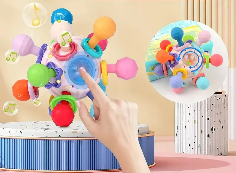 TumbleBall - Interactieve Speelbal Voor Baby's, ideaal voor het ontwikkelen van motorische vaardigheden.