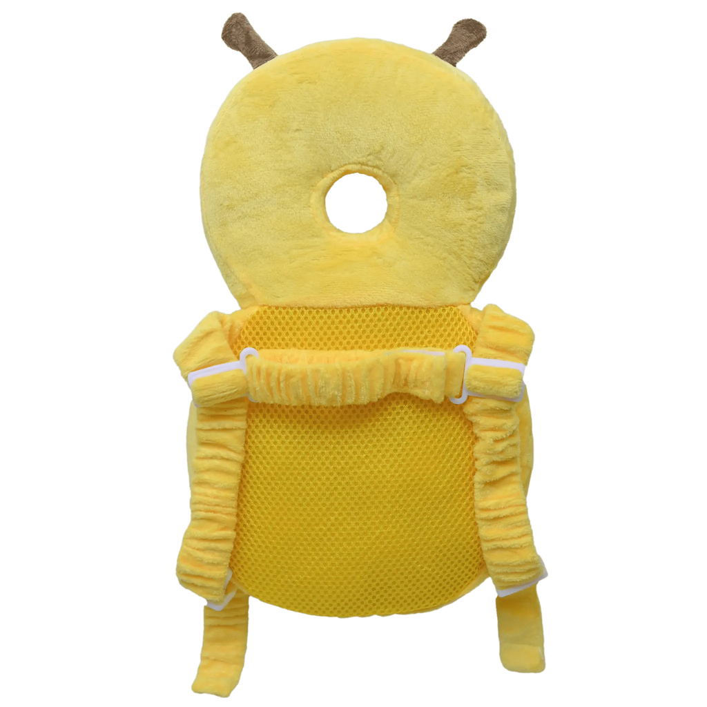 Zacht en ademend hoofdkussen ideaal voor baby's die leren kruipen of lopen.