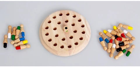 MemoryMaster - Houten Geheugenspel Voor Kinderen En Families, perfect om samenwerking en denkvaardigheden te ontwikkelen.
