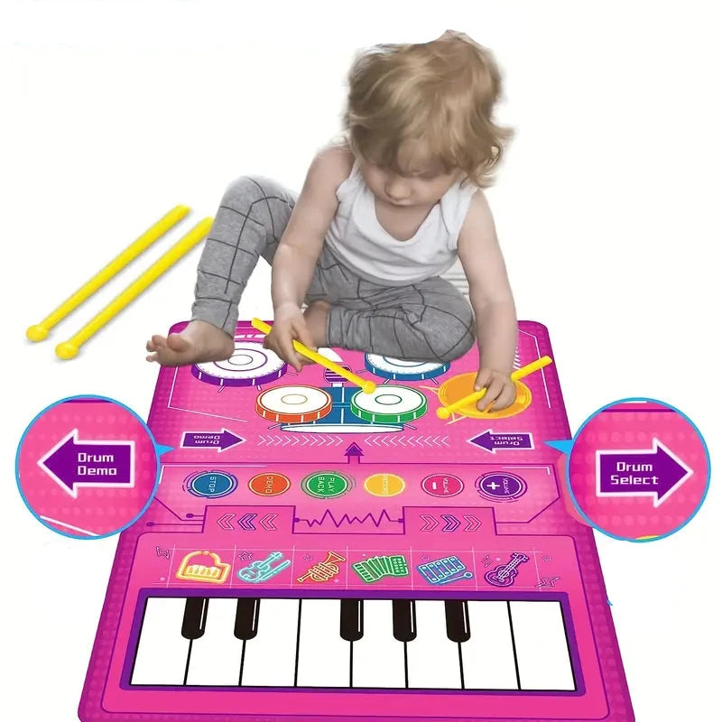 Ontwikkel ritme en creativiteit met de Melody - Muzikale Speelmat Voor Kinderen.