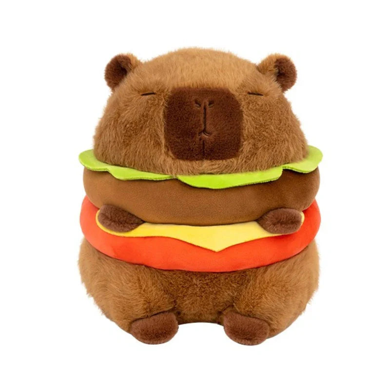 capybara burger stuffed animal 