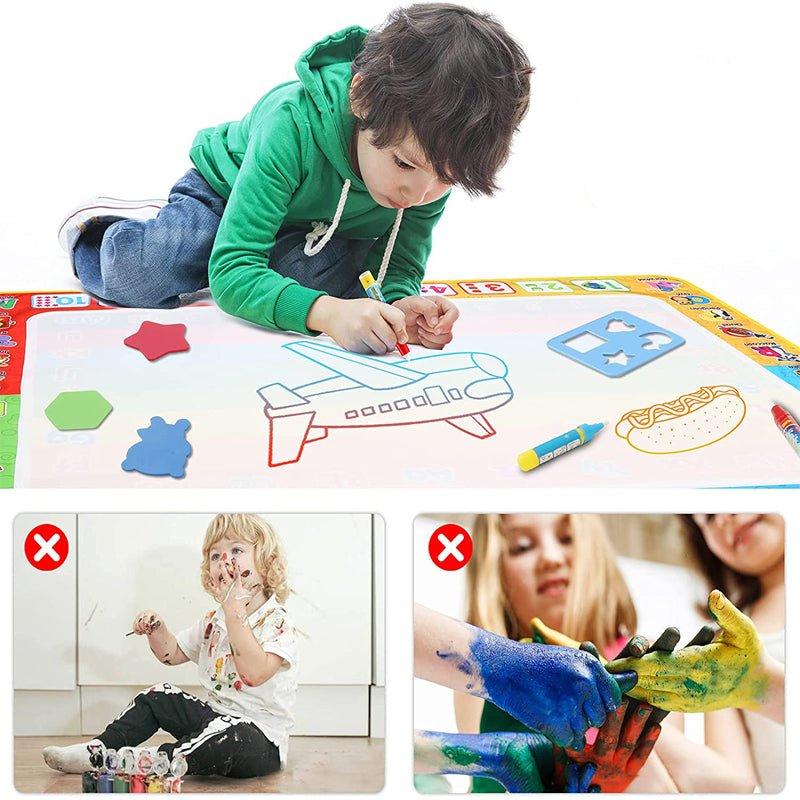 SplashArt magische tekenmat voor eindeloos avontuur en plezier met water als medium.

