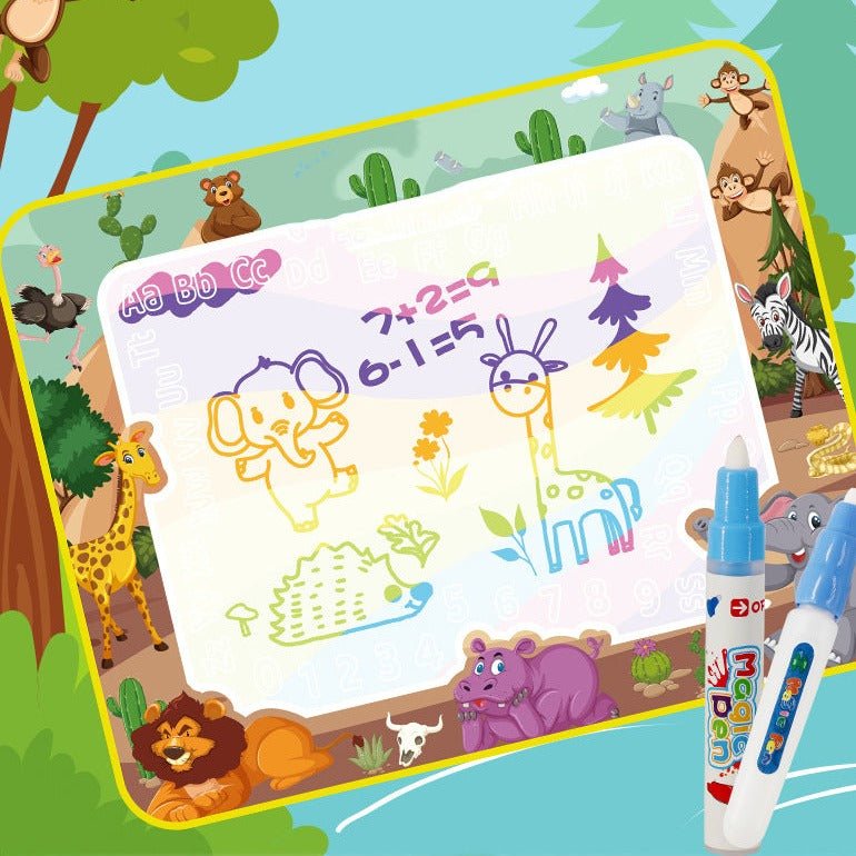 SplashArt magische tekenmat, een innovatieve manier om te tekenen en plezier te hebben zonder verf.
