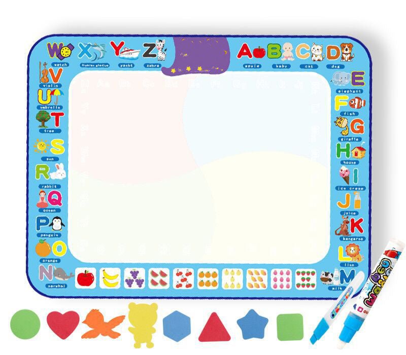SplashArt magische watermat die tekenen met water mogelijk maakt, ideaal voor eindeloos creatief plezier.
