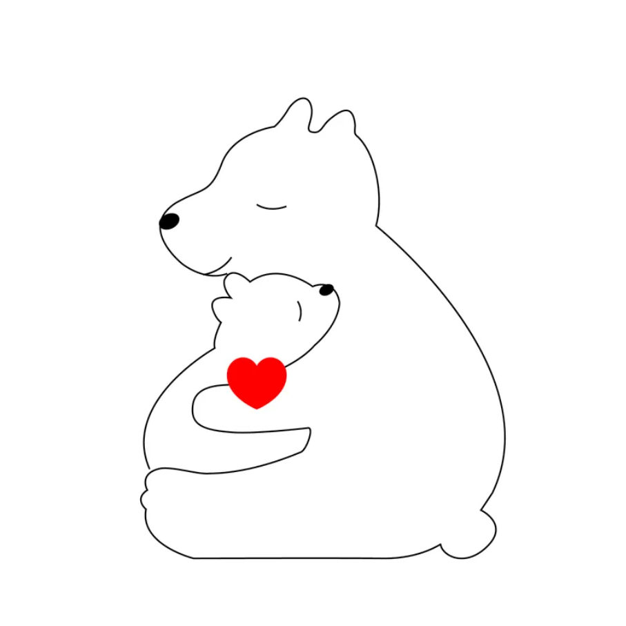 Voor kinderen houten gepersonaliseerde puzzel - BearFamily, een uniek cadeau voor jongere kinderen.
