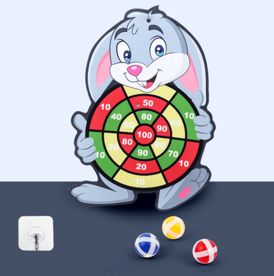 PlayTarget dartbord voor kinderen met een speels dierenontwerp voor urenlang plezier.
