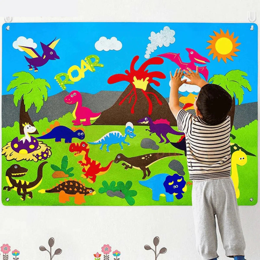 DinoAdventure  speelset ontworpen om de fantasie van kinderen te stimuleren.
