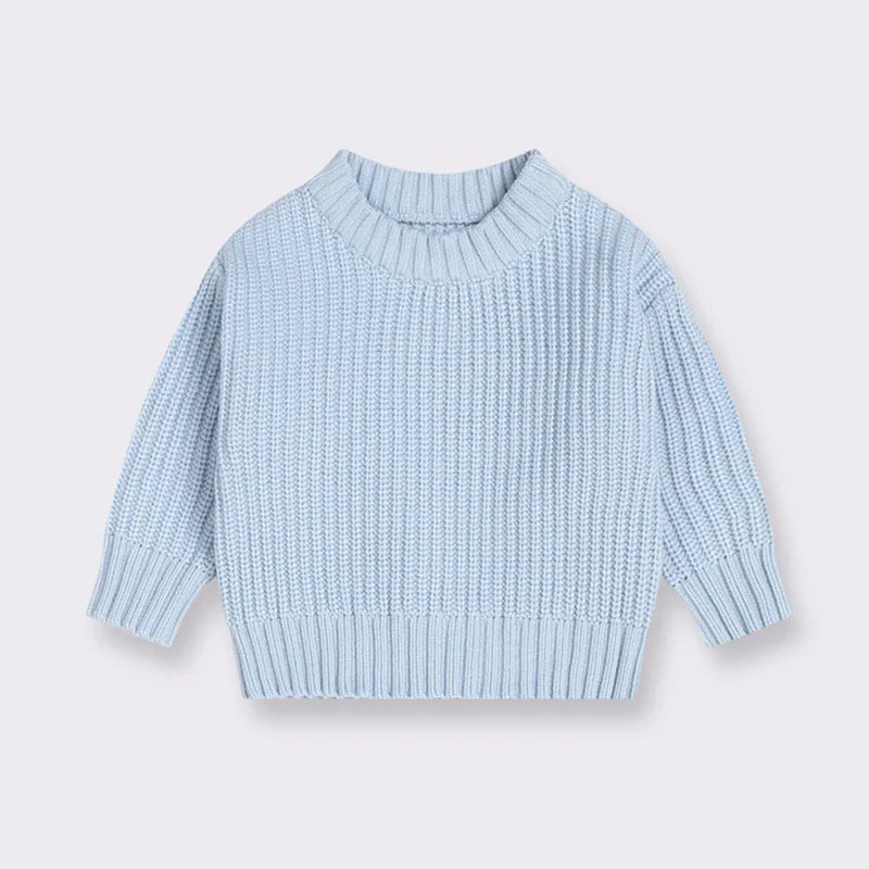 Luna trendy gebreide trui voor kinderen, ideaal voor zowel casual als feestelijke gelegenheden.





