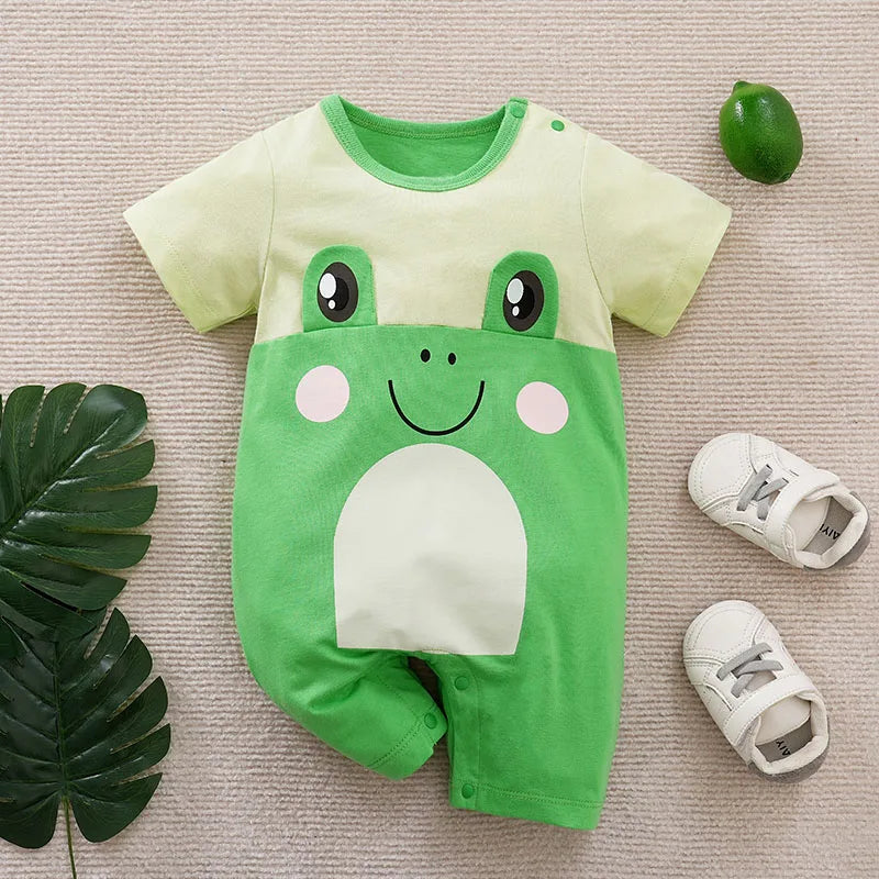 Luca baby kostuum van zacht katoen, perfect voor warme en knusse momenten.
