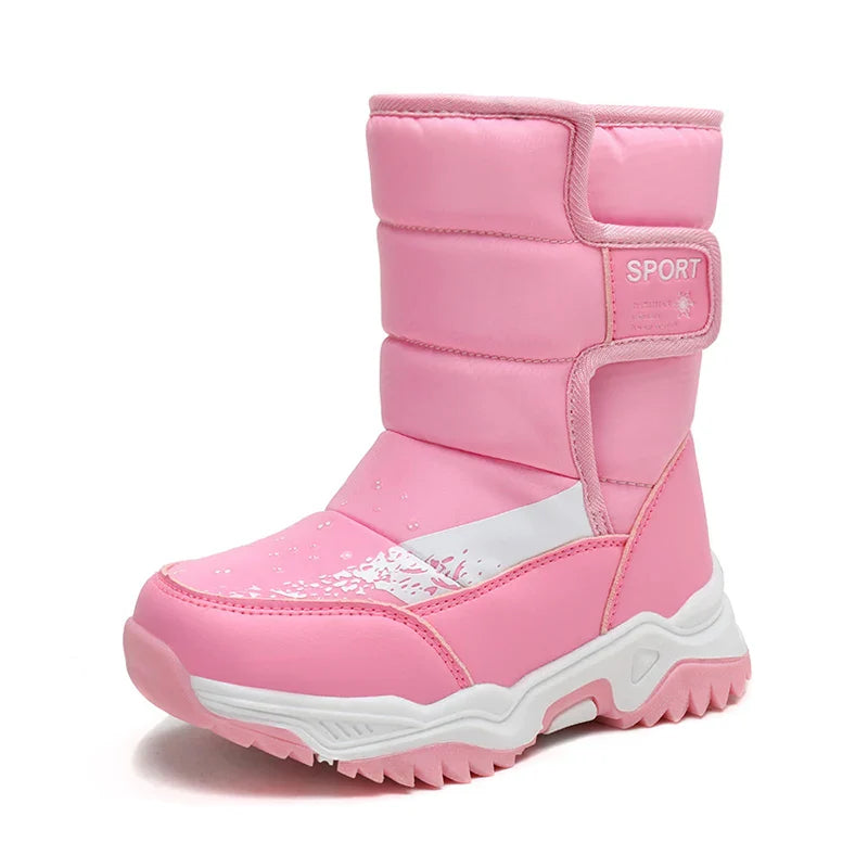 Max stevige kinderschoen voor de winter, met een slipvaste zool voor extra grip.
