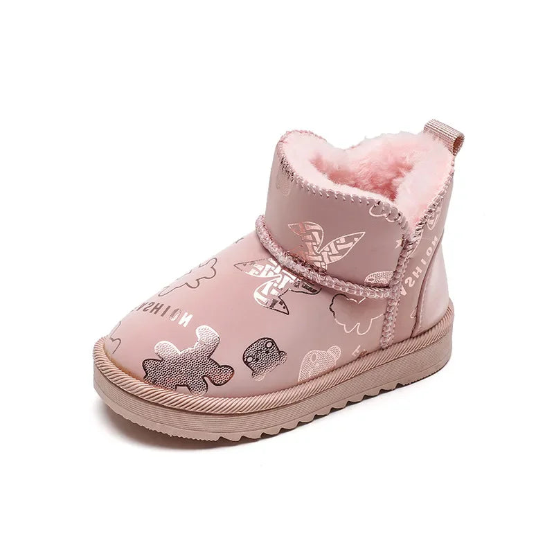 SnowFit duurzame winterboots voor kinderen, met een isolerende voering voor extra warmte.
