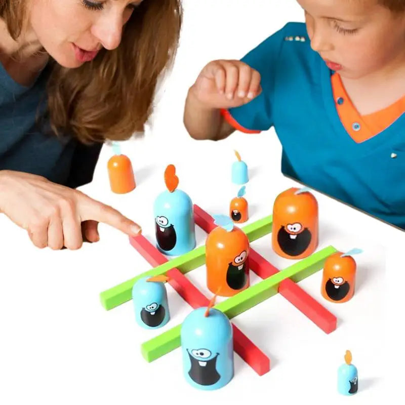 Interactief gezelschapsspel dat leuk is voor zowel kinderen als volwassenen.