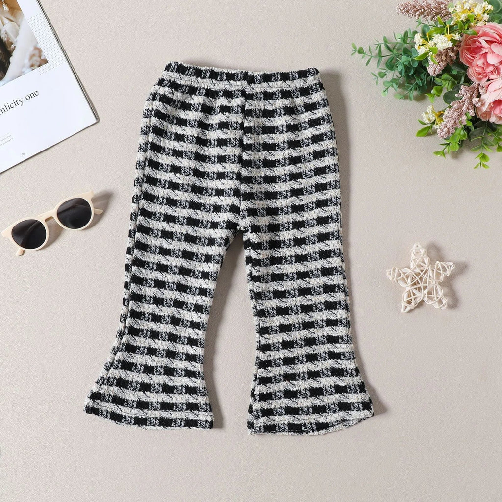 Geruite broek met peplumtop | Tijdloze stijl voor jonge dames.