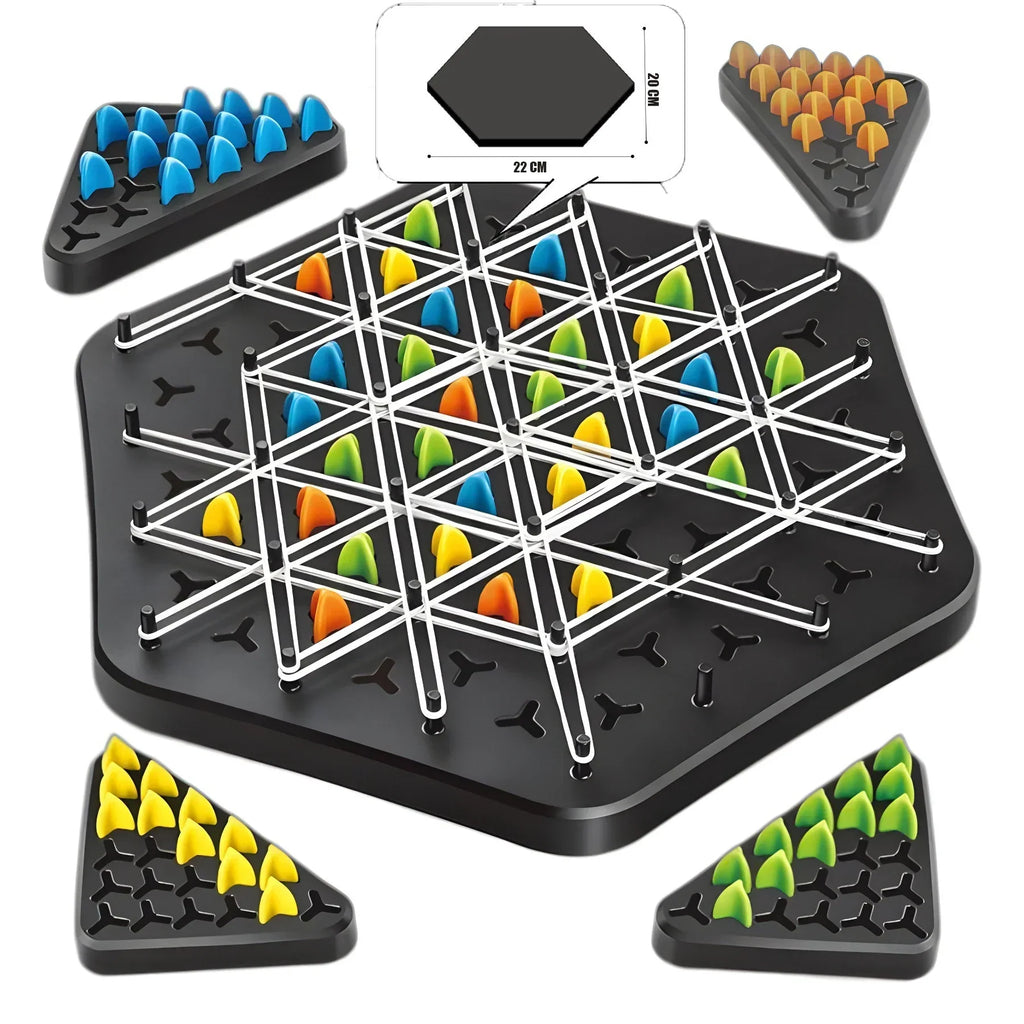 Spelbord voor strategische spellen en creatieve educatieve activiteiten.