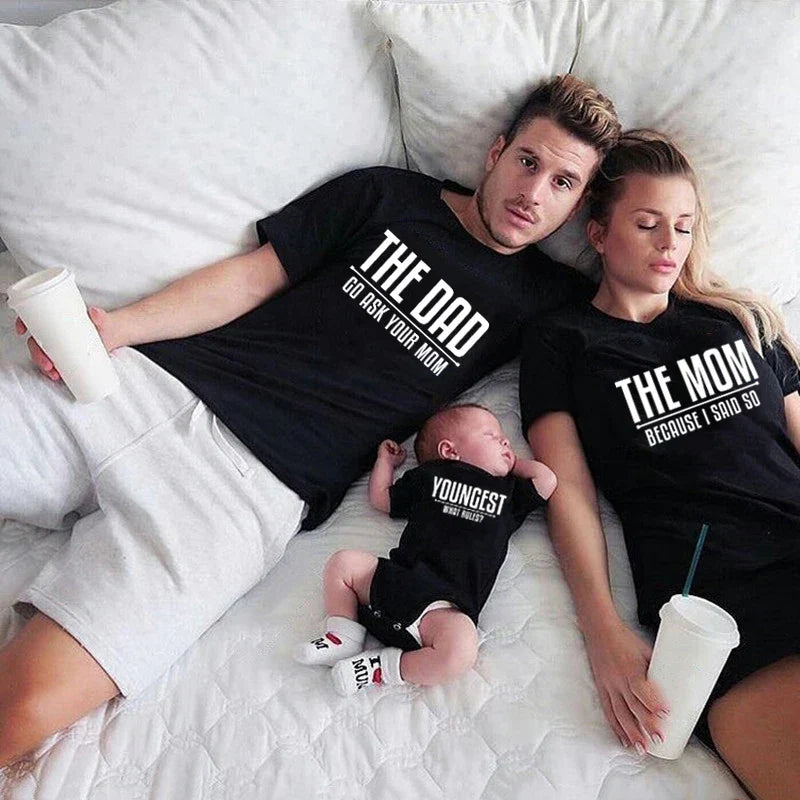 “Oldest – I Make The Rules” T-shirt voor de oudste van het gezin.