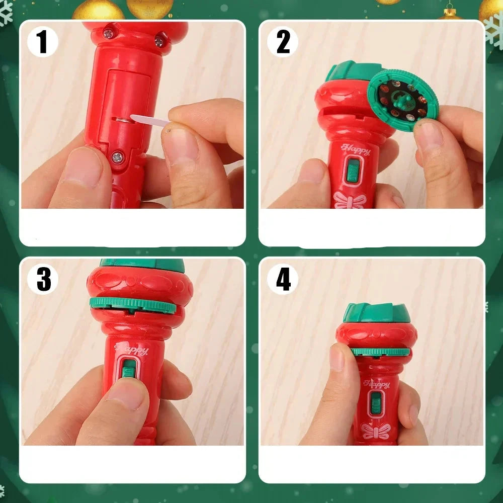 SantaScope kerst projectorlamp - Voor feestelijke plezier, een prachtige aanvulling op kerstdecoraties.