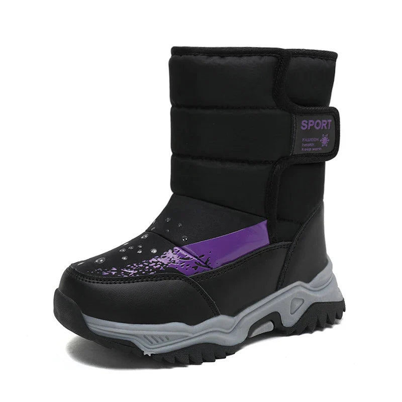Max winterboots voor kinderen, ideaal voor het spelen in sneeuw en kou.

