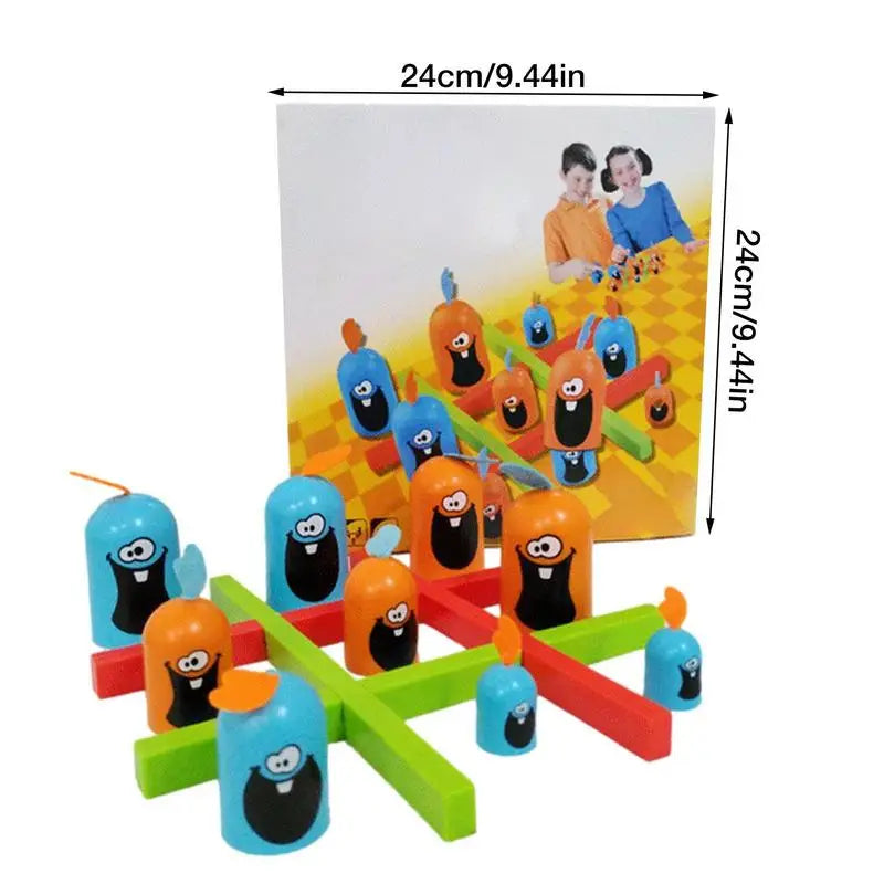 Plezierig en leerzaam kinderspel met unieke en grappige spelelementen.