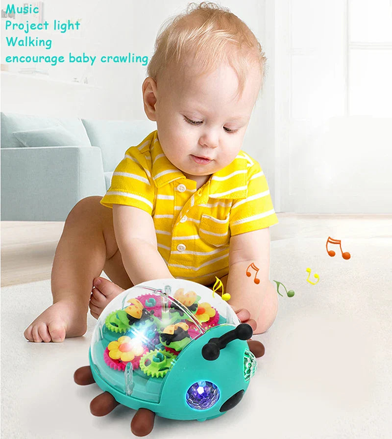 Interactief speeltje dat baby's aanmoedigt om te kruipen en te ontdekken.