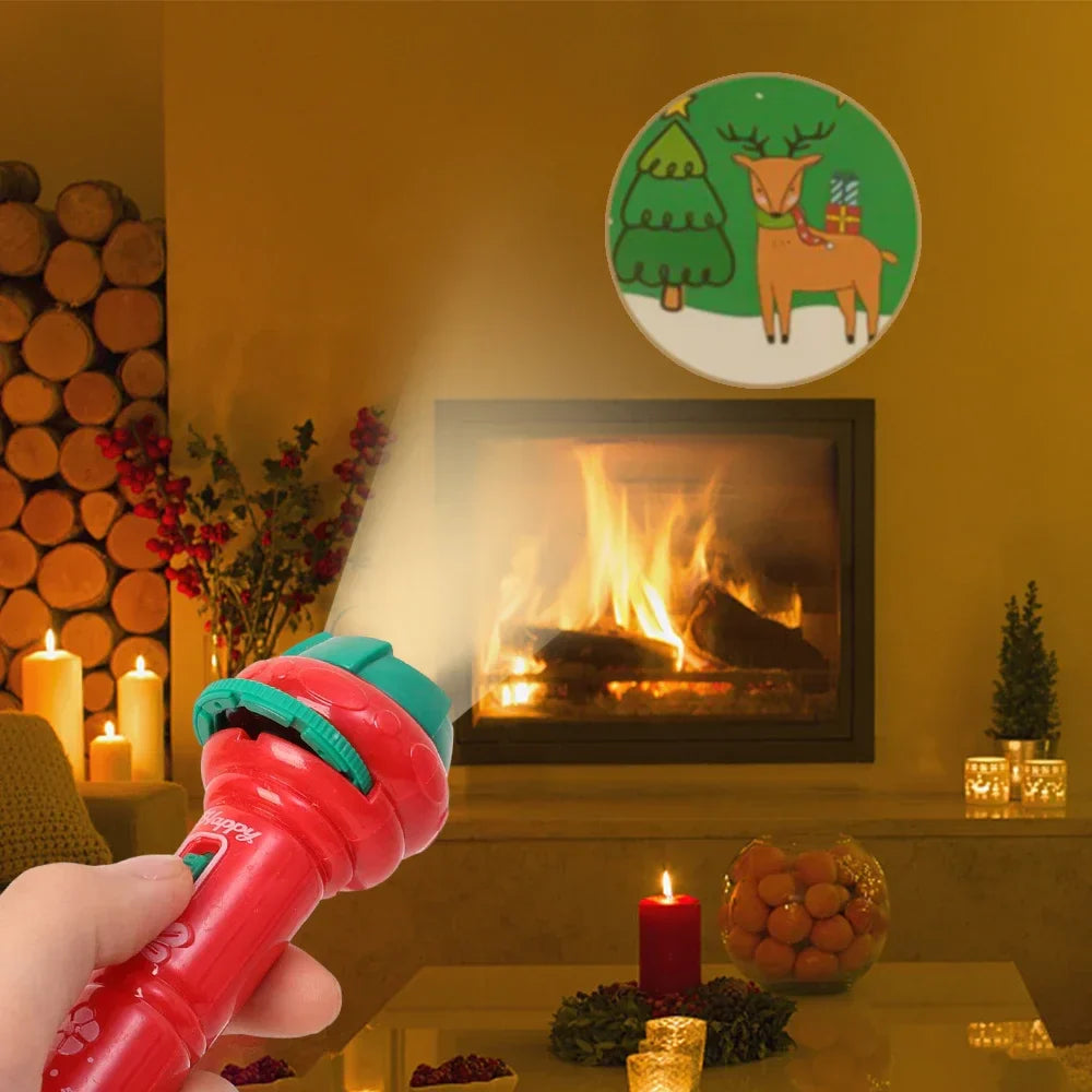 Feestelijke lamp - SantaScope kerst projectorlamp voor plezier, perfect om de feestdagen te verlichten.