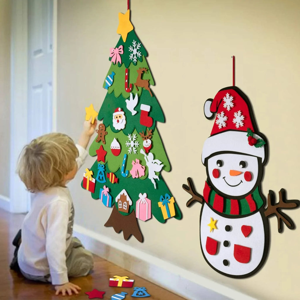CreativeXmas interactieve kerstboom met losse accessoires, ideaal voor een gezellige en creatieve kerstervaring.