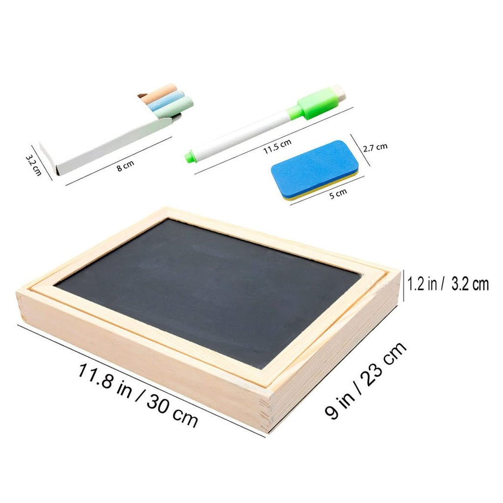 Afbeelding van "CreativityBox - Magnetisch Houten Tekenbord En Puzzelset Voor Kinderen", een boeiende manier om kinderen spelenderwijs te laten leren.