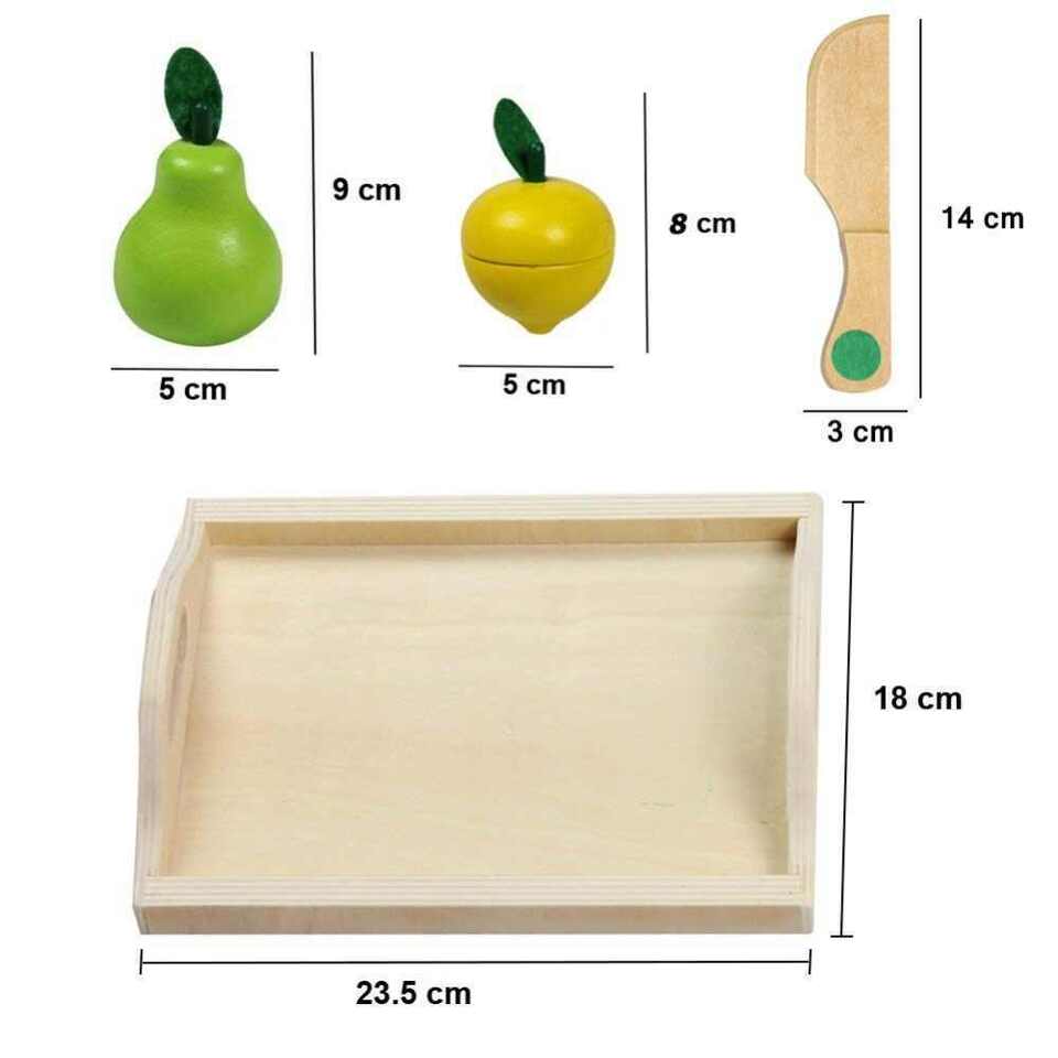 KiddoSlice speelset met fruit voor creatieve kookavonturen
