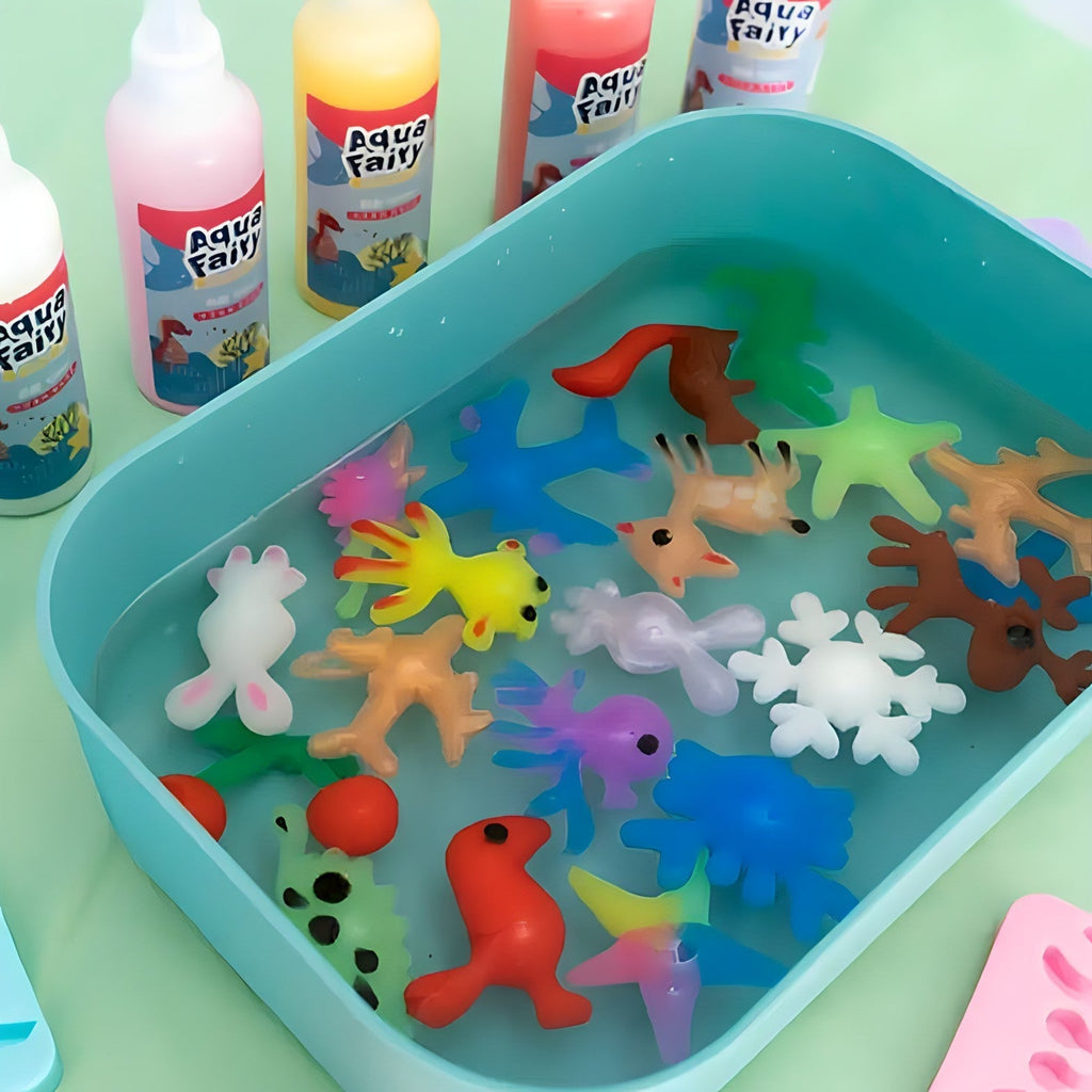 Kleurrijke waterspeeltjes ontworpen voor kinderen.
